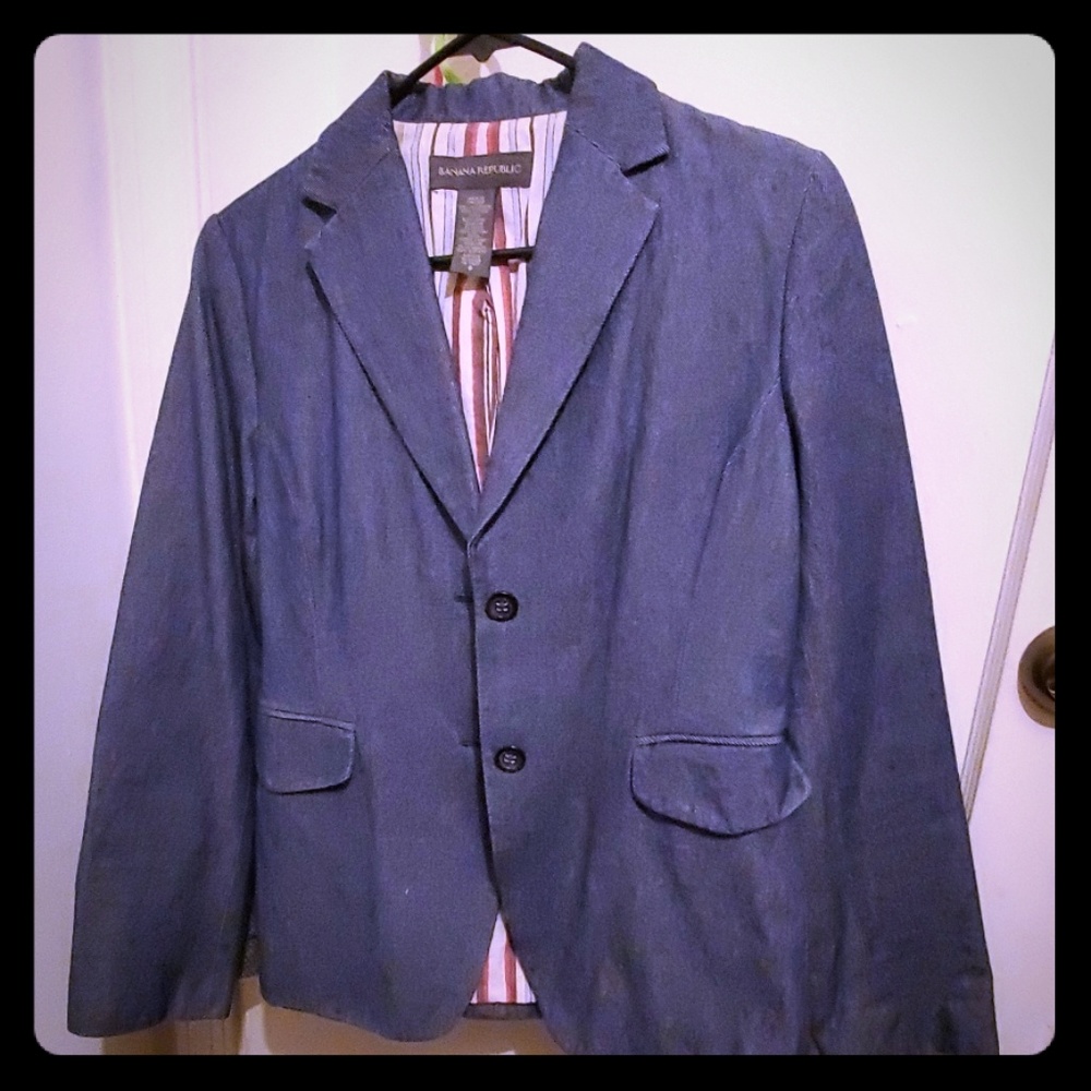 Denim blazer